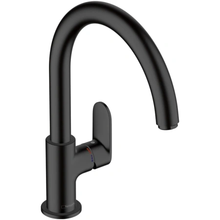 Смеситель для кухни Hansgrohe Vernis Blend M35 71870670 черный матовый фото