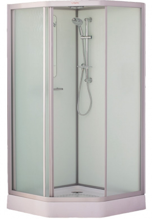 Душевая кабина Esbano ESKB110PR (со стеклянной крышей) 110х110 фото