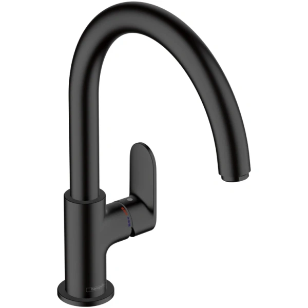 Смеситель для кухни Hansgrohe Vernis Blend M35 71870670 черный матовый фото