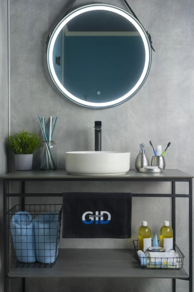 Накладная раковина GID Luxe Line D1357h028 36х36 фото