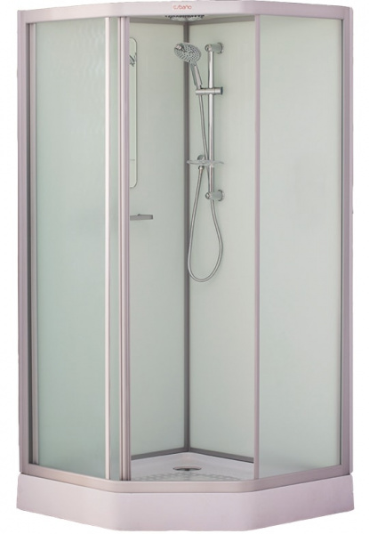 Душевая кабина Esbano ESKB110PR (со стеклянной крышей) 110х110 фото