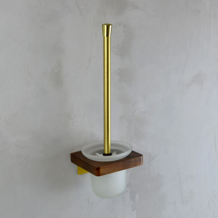 Ершик для туалета Bronze de Luxe Forest 10706G матовое золото фото