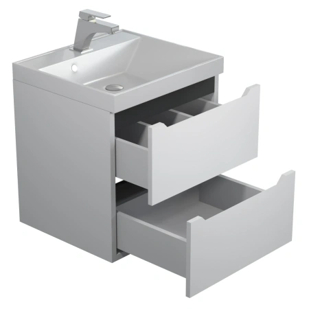Тумба под раковину Uperwood Tanos 50 2930205149 белый/графит фото