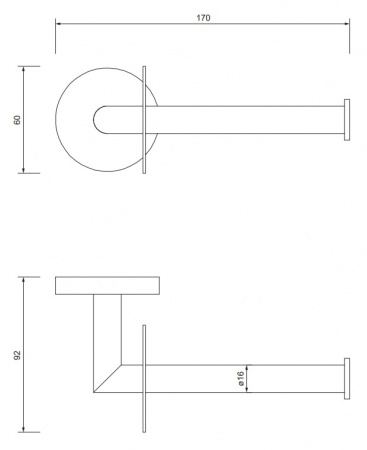 Держатель для туалетной бумаги Omnires Modern Project MP60530CR хром фото