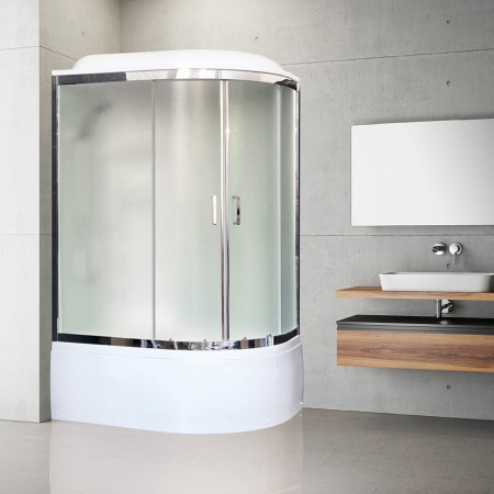 Душевая кабина Royal Bath ВК RB8120BK6-WC-CH 120x80 L фото