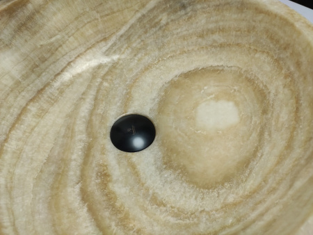 Накладная раковина из оникса Indo Bowl Yellow Medium TinLip BO-00505 фото