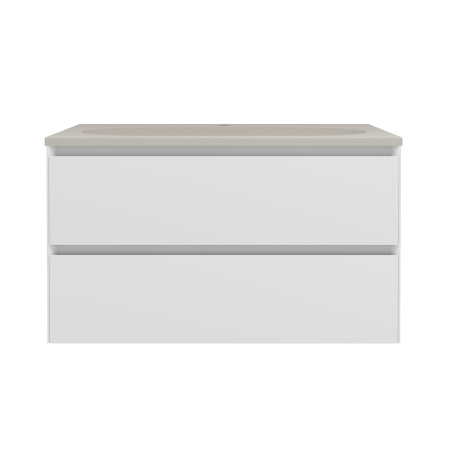 Тумба под раковину Vincea Luka Soft-Touch VMC-2L800MW белая матовая фото