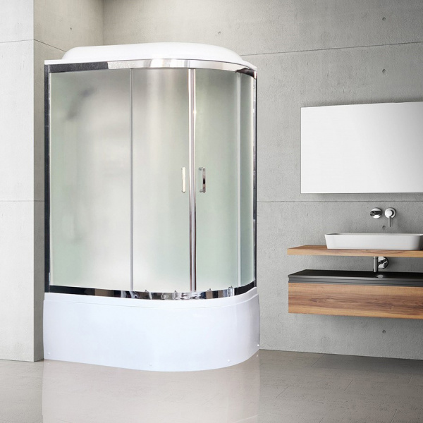 Душевая кабина Royal Bath ВК RB8120BK6-WC-CH 120x80 L фото