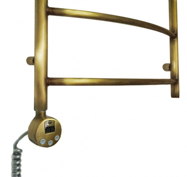 Полотенцесушитель электрический Domoterm Калипсо П5 (500х500) (бронза) левый фото