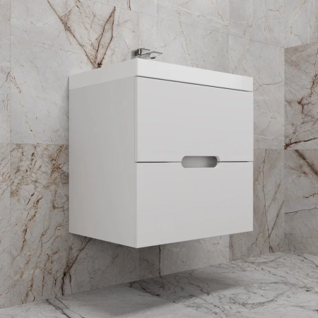 Тумба под раковину Style Line Матис 60 ЛС-00002444 белая фото