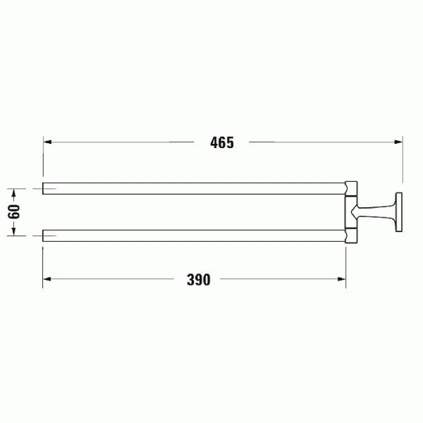 Полотенцедержатель Duravit Starck T 0099411000 фото