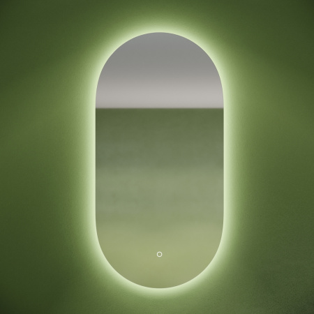 Зеркало с подсветкой Sancos Oval OV45C 45x90 фото