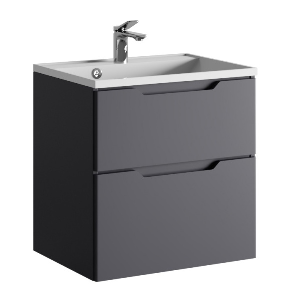 Тумба с раковиной Raval Wector 60 Wct.01.60/P/A/MD фото