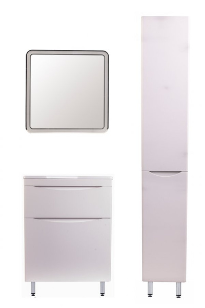 Шкаф-пенал с бельевой корзиной Style Line Бергамо 30 Люкс Plus СС-00002329 R/L фото