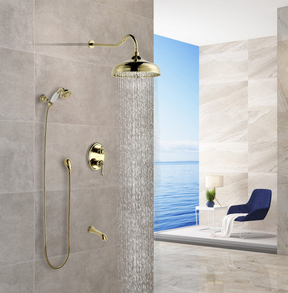 Душевая система скрытого монтажа Lemark Brava LM4722G фото