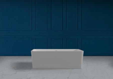 Ванна из искусственого камня Abber Stein AS9623 170x80 белая матовая фото