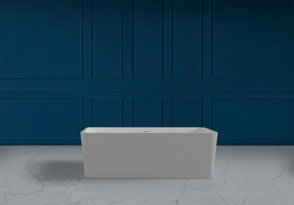 Ванна из искусственого камня Abber Stein AS9623 170x80 белая матовая фото