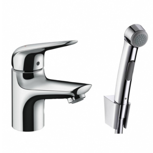 Смеситель для раковины с гигиеническим душем Hansgrohe Novus 71144000 фото
