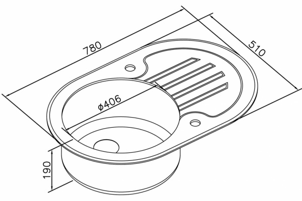 Мойка кухонная Zorg Inox Glass GL-7851-OV-WHITE-BRONZE фото