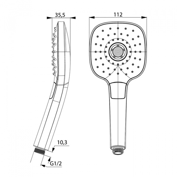 Душевая лейка Iddis Sena SEN3F00i18 фото