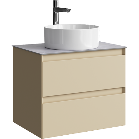 Тумба под накладную раковину Aqwella Geometria 65 GE01652MD морская дюна фото