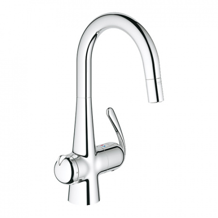 Смеситель для кухни Grohe Zedra 31203000 с выдвижным изливом фото