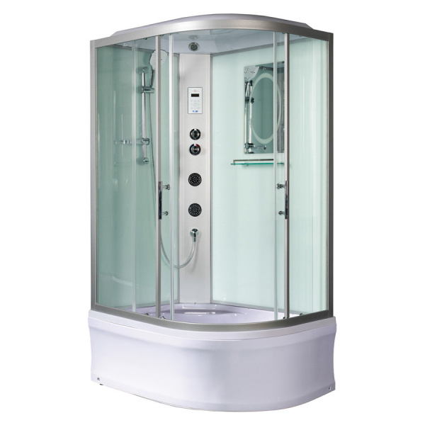 Душевая кабина Weltwasser WW500 Halle HALLE 1204 L 120х90 с крышей/с пультом/гидромассажем фото