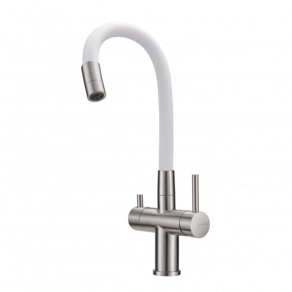 Смеситель для кухни под фильтр Milacio Ultra Naron MCU.560.SSW нержавеющая сталь фото