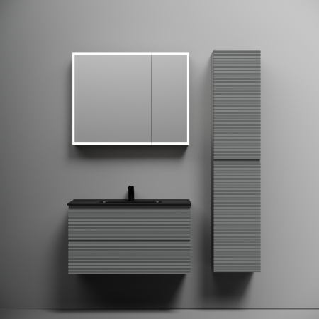 Тумба под раковину Sancos Folk FL90ES Ergraut soft фото