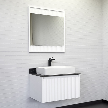 Тумба с раковиной и столешницей Comforty Марсель-75 00-00013396 фото