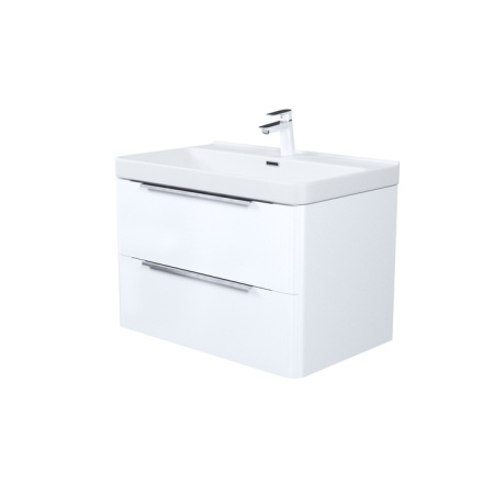 Тумба с раковиной Iddis Cloud X CLX80W0i95K 80 см, белый глянец фото