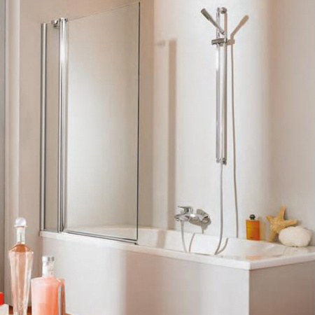 Шторка на ванну распашная Huppe Express Diamond 512501.087.321 прозрачное стекло фото