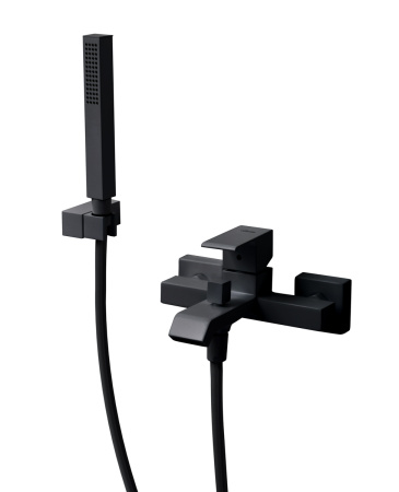 Смеситель для ванны с душем Cezares Porta PORTA-VM-NOP Черный матовый фото