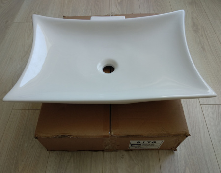 Накладная раковина CeramaLux N 9176 56х42 фото