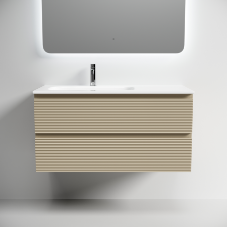 Тумба под раковину Sancos Folk FL100LCP капучино фото