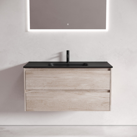 Тумба под раковину Sancos Libra LB100EG дуб галифакс натуральный фото