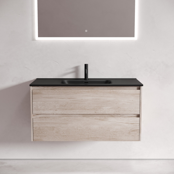 Тумба под раковину Sancos Libra LB100EG дуб галифакс натуральный фото