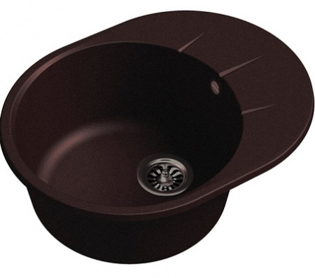 Мойка кухонная Ewigstein Rund R- 45F шоколад фото