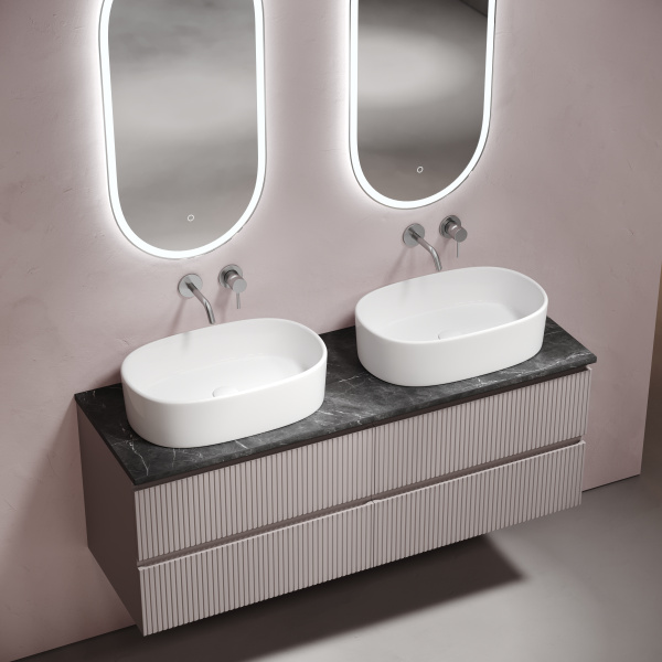 Столешница без отверстия под смеситель Sancos TT140A1 140 см, black sky фото