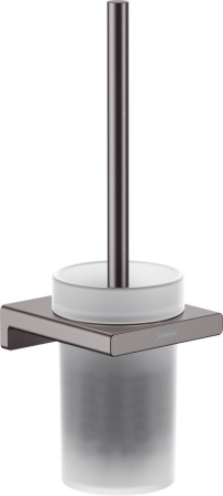 Ершик для унитаза подвесной Hansgrohe AddStoris 41752340 хром черный шлифованный фото