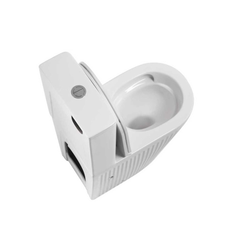 Унитаз напольный со смывом торнадо SantiLine SL-5046 с сиденьем фото