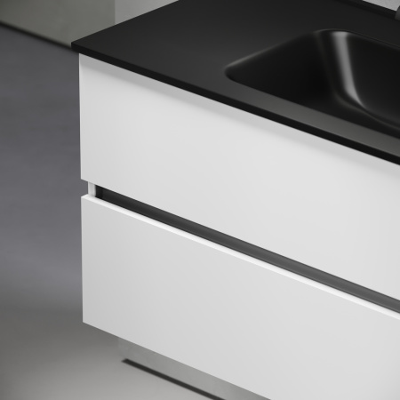 Тумба под раковину Sancos Urban UR100W белый глянец фото