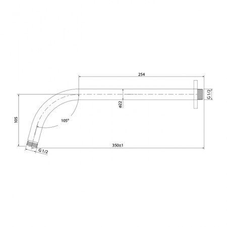 Держатель для верхнего душа Iddis Built-in Shower Accessories 001SB35i61 фото