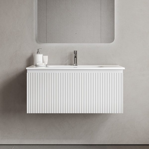 Тумба под раковину Sancos Snob R 1.0 SNR1.090W Bianco фото