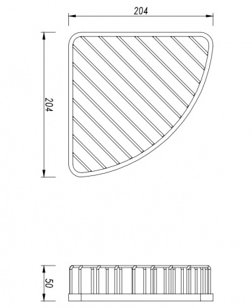 Полка-корзина Omnires Uni UN10330CR хром фото