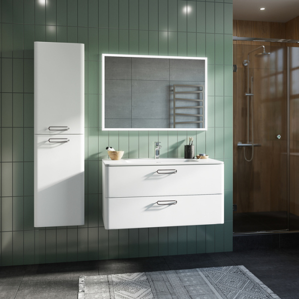 Тумба с раковиной Iddis Brick BRI10W1i95K фото