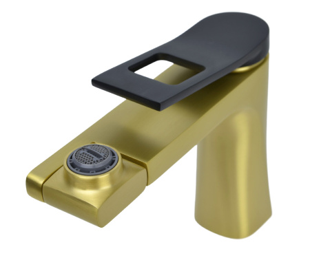 Смеситель для раковины/биде Bronze de Luxe Element EL02XGB матовое золото фото