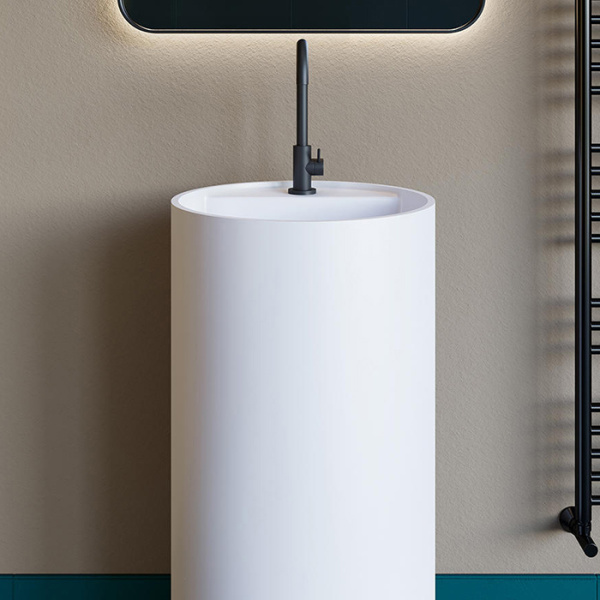 Напольная раковина Salini Armonia 130114G белый глянец фото