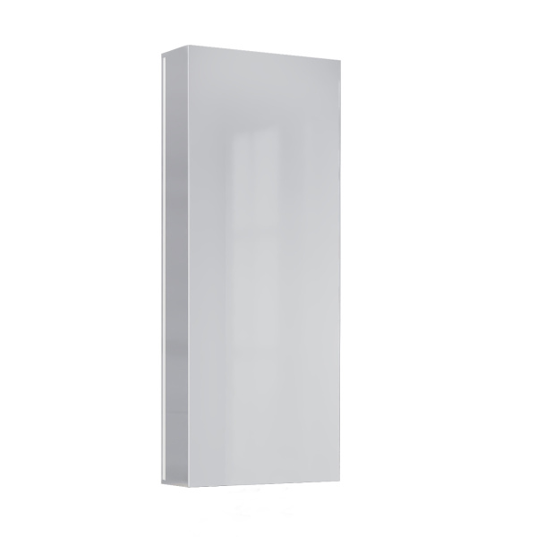 Зеркало-шкаф с подсветкой и колонкой Jorno Incline 45 Inc.03.45/P/А/JR антрацит фото