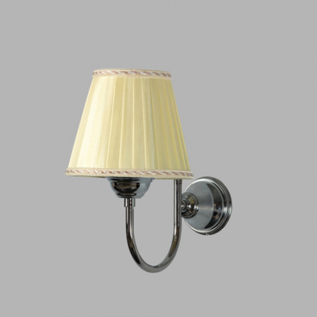 Светильник настенный Tiffany World Harmony TWHA029cr с ванильным абажуром фото